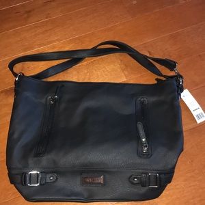 Black handbag